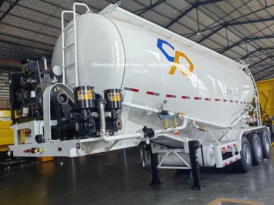 40 Tons 40 CBM Bulk Cement Tanker Semi Trailer with High-strength Q345 Carbon Steel for Efficient Powder Transport
