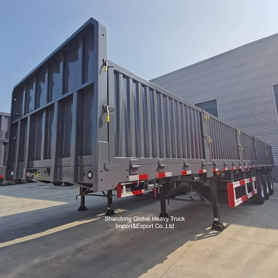 3-Axle Steel Fence Semi Trailer for Bulk Cargo Transport