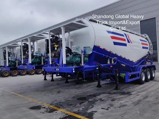 45 Cbm Cement Bulker Semi Trailer with 3 Axles for Dry Powder Transport
