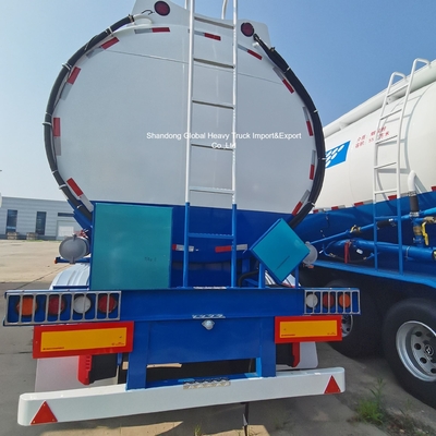 3 Axle 45000L Carbon Steel Fuel Tanker Semi Trailer