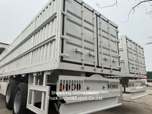 3 Axle Side Wall Semi Trailer with High Loading Capacity Corrosion Resistance and Customizable Side Wall for Heavy Cargo Transport