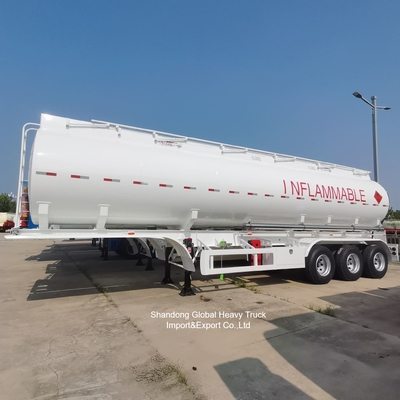 50,000 Liters Fuel Tanker Semi Trailer with 12R22.5 Tires and JOST 28T Landing Gear for Heavy-Duty Transport