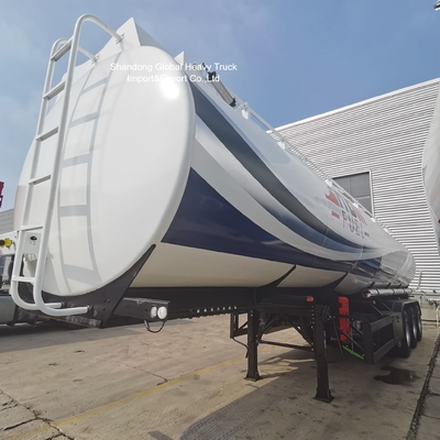 50,000 Liters Fuel Tanker Semi Trailer with 12R22.5 Tires and JOST 28T Landing Gear for Heavy-Duty Transport