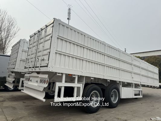 2 Axle Fence Semi-Trailer with 30-40 Tons Loading Capacity and Detachable Fence Panels for Livestock and Cargo Transport