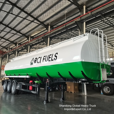 3-Axle Fuel Tanker Semi Trailer 50000L Capacity Steel Construction