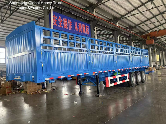 3 Axle 60 Ton Fence Semi Trailer for Livestock Transport