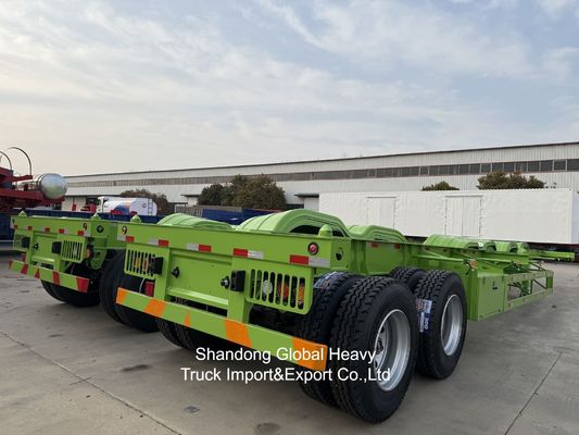 Heavy Duty Low Bed Semi Trailer with Q345B Steel and Jost 28ton Outrigger for 13,000mm Length Transport
