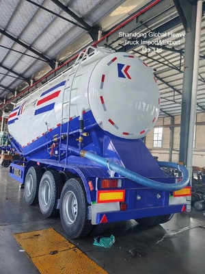 45 Cbm Cement Bulker Semi Trailer with 3 Axles for Dry Powder Transport