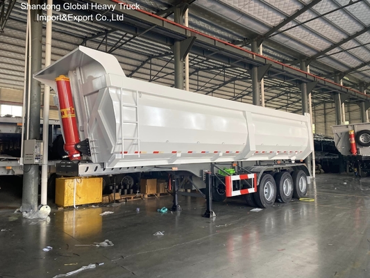 3-Axle Steel Dump Semi Trailer for Heavy Loads
