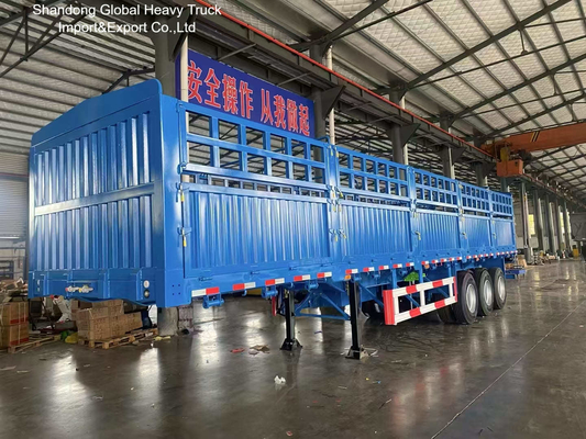 3 Axle 60 Ton Fence Semi Trailer for Livestock Transport