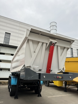 3-Axle Steel Dump Semi Trailer for Heavy Loads