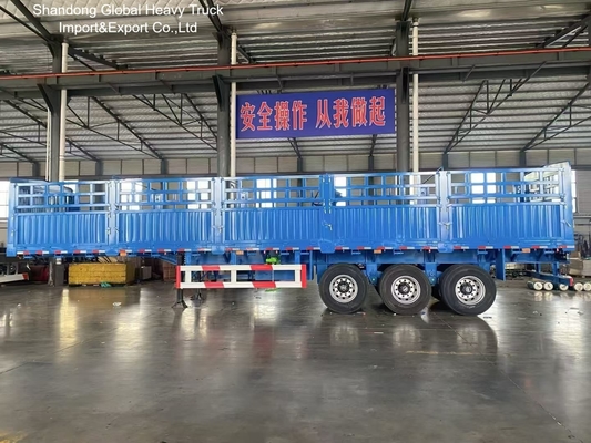 3 Axle 50 Ton Fence Semi Trailer with Air Suspension