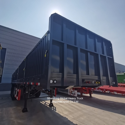 3-Axle Steel Fence Semi Trailer for Bulk Cargo Transport