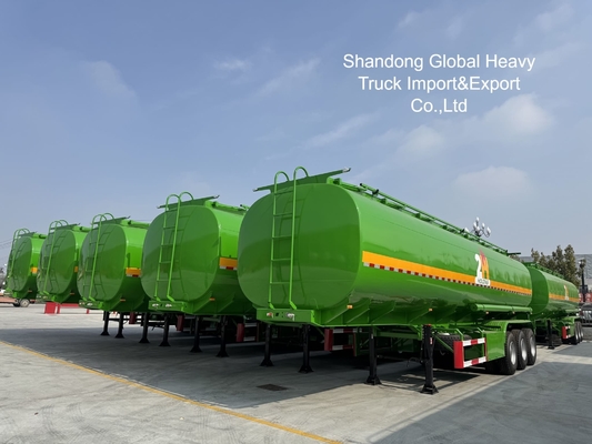 3 Axle 45000L Diesel Gasoline Tanker Semi Trailer Heavy Duty