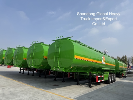 3 Axle 45000L Diesel Gasoline Tanker Semi Trailer Heavy Duty