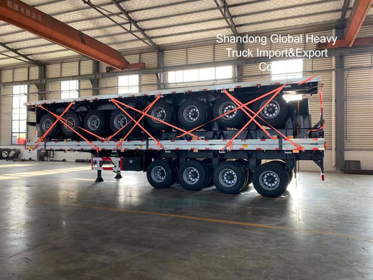 3 Axle Fence Semi Trailer 40-60t Capacity for Cargo Transport