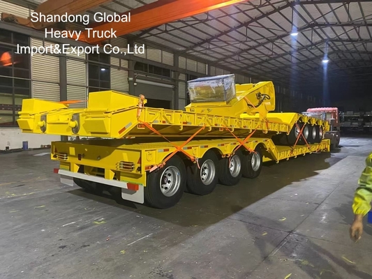 40FT Heavy Duty Tri-Axle Flatbed Semi Trailer - ECE, CE Certified