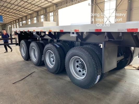 3 Axle Fence Semi Trailer 40-60t Capacity for Cargo Transport