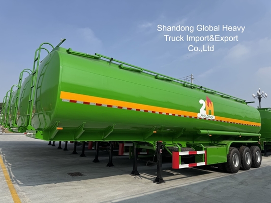 3 Axle 45000L Diesel Gasoline Tanker Semi Trailer Heavy Duty
