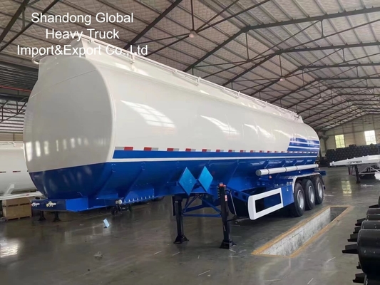 3-Axle 45000L Diesel Gasoline Tanker Semi Trailer with ABS Brakes