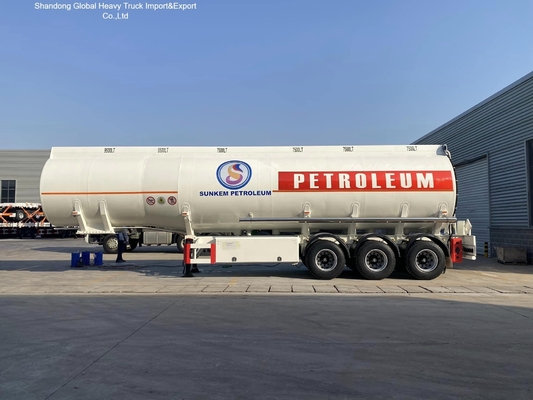 3 Axle Heavy Duty Fuel Tanker Semi Trailer 50000L Capacity