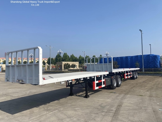3 Axle Lowbed Semi Trailer 40FT 60T Heavy Duty for Construction