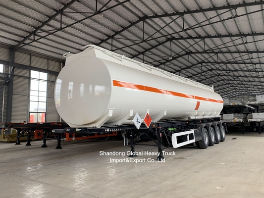 48000L Oil Fuel Tanker Semi Trailer 3 Axle Heavy Duty