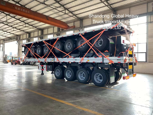 3 Axle Fence Semi Trailer 40-60t Capacity for Cargo Transport