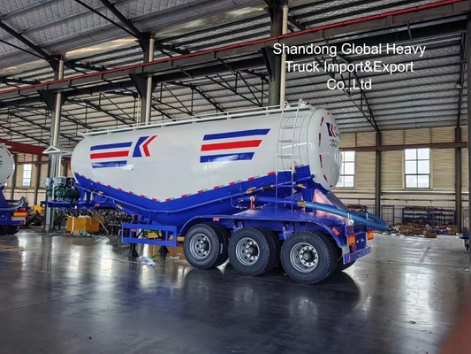 45 Cbm Cement Bulker Semi Trailer with 3 Axles for Dry Powder Transport
