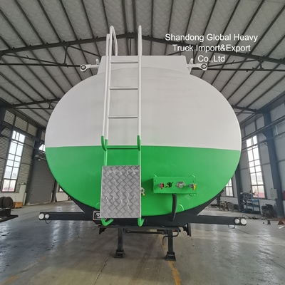 3-Axle Fuel Tanker Semi Trailer 50000L Capacity Steel Construction