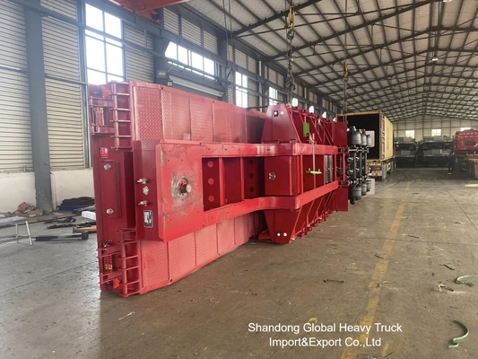 3 Axle 60t Low Loader Semi Trailer for Heavy Cargo Transport