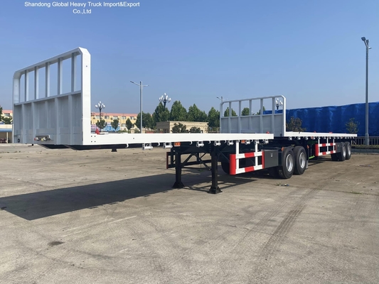 3 Axle Lowbed Semi Trailer 40FT 60T Heavy Duty for Construction