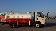 White 8 Cbm 266HP Sewage Removal Truck , HW76 Cab Sewage Suction Tanker Truck