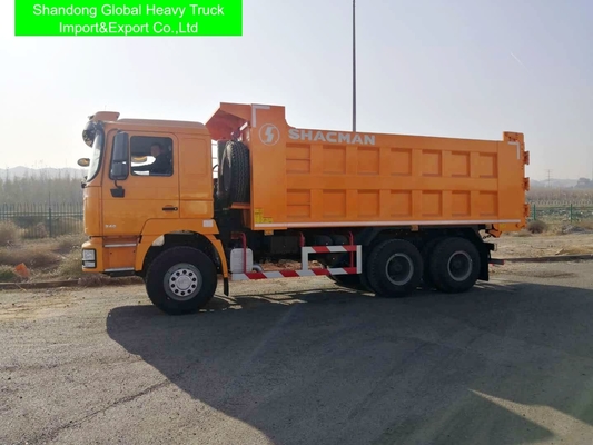 New or Used Shacman Dump Truck 6x4 Dumper with Euro 2 Emission 10 Forwards Transmission and 8329x2490x3450mm Specification