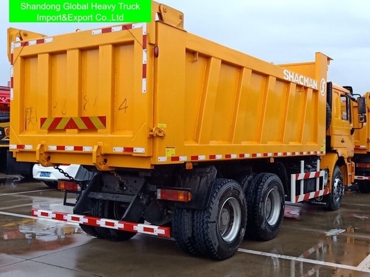 New or Used Shacman Dump Truck 6x4 Dumper with Euro 2 Emission 10 Forwards Transmission and 8329x2490x3450mm Specification