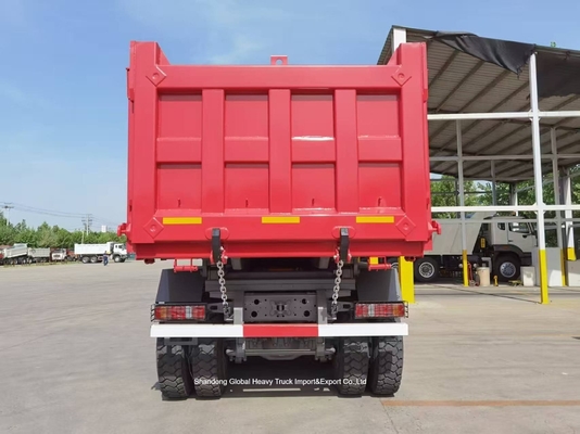 HOWO Dump Truck Tipper Truck with 400L Fuel Tank EURO II/III Emission Standard and 10 or 12-speed Manual Gearbox