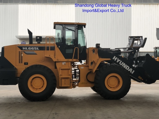 Front End Loader Hl665L Hl660L Wheel Loader 5 Ton with Hydraulic Mechanical Transmission