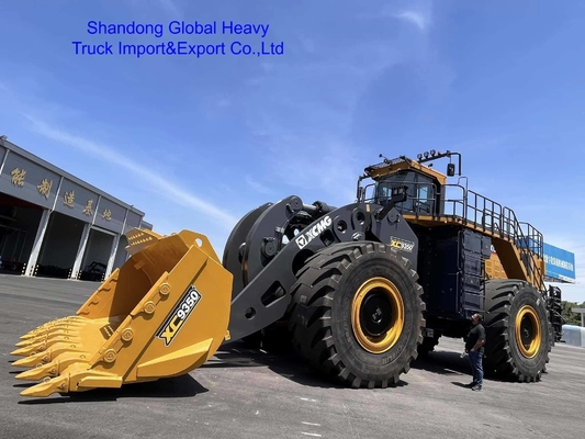 XC9350 Mining Wheel Loader 35ton 18 Cbm Hydraulic Transmission