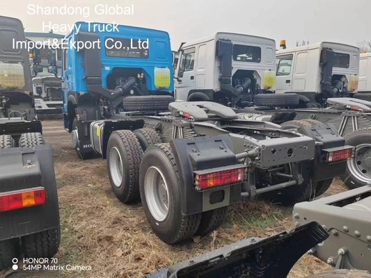 Used Sinotruk HOWO 6x4 Tractor Truck Euro 2 Diesel Engine