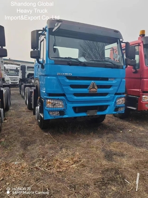 Used Sinotruk HOWO 6x4 Tractor Truck Euro 2 Diesel Engine