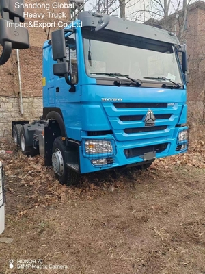 Used Sinotruk HOWO 6x4 Tractor Truck Euro 2 Diesel Engine