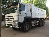 16m3 6x4 White Heavy Duty Dump Truck Ten Wheeler Hydraulic Front Lift Type