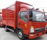 HOWO 6 Wheeler 4x2 Heavy Cargo Truck Full Hydraulic Transmission High Performance