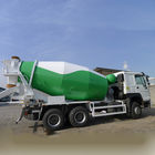 Euro 2 Concrete Construction Equipment Concrete Mixer Vehicle With ZF8118 Steering Gear Box