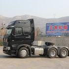 HW76 Cab Howo Sinotruk 6x4 Tractor Truck , 371HP Diesel Tractor Truck Durable