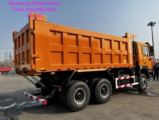 Shacman F3000 400HP Heavy Duty Dump Truck with 400L Fuel Tank Air Suspension Seat and U-shape Dump Body