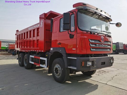 Shacman F3000 6X4 Heavy Duty Dump Truck with Euro2 Emission 400L Fuel Tank and F3000 Cabin with Sleeper