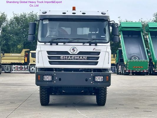 Shacman F3000 Heavy Duty Dump Truck with FAST 12-speed Manual Gearbox MAN 16T Rear Axles and 400L Aluminum Alloy Tank