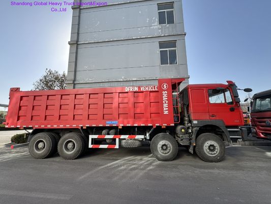 Shacman X3000 F3000 Dump Truck with 45-50 Tons Load Capacity MAN 9.5T Front Axle and 16T Rear Heavy-Duty Axle