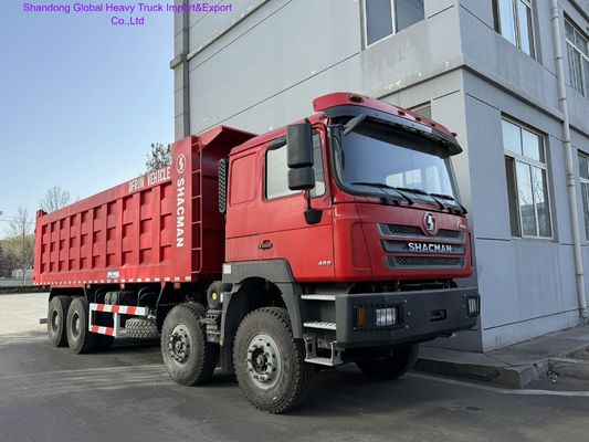 Shacman X3000 F3000 Dump Truck with 45-50 Tons Load Capacity MAN 9.5T Front Axle and 16T Rear Heavy-Duty Axle